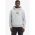 Hoodie LEVI'S "LV Hoodie STANDARD GRAPH" Gr. XL, grau, Herren, Sweatware, Obermaterial: 80% Baumwolle, 20% Polyester, unifarben, Sweatshirts, mit Kapuze