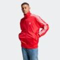 Trainingsjacke ADIDAS ORIGINALS "FBIRD TT", Herren, Gr. 4XL, rot (better scarlet, weiß), Obermaterial: 100% Polyester, gestreift, sportlich, Jacken