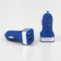 Sonoff - Mini usb kfz Adapter Blau 5V / 3.1A Zweifach Auto Ladegerät Zigarettenzünder Dual Port Car Charger 12/24V Schnellladeadapter für iPhone 7/7