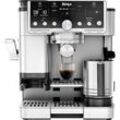 Ninja Luxe Cafe Pro Espressomaschine mit Siebträger Schwarz, Edelstahl 1650 W mit Filterkaffee-Funktion, mit Mahlwerk, mit Tassenwärmer