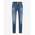 Brax Damen Röhrenjeans Style ANA S, Blau, Gr. 34