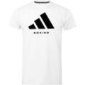 T-Shirt ADIDAS PERFORMANCE "Community T-Shirt Boxing" Gr. L, weiß, Shirts, Herren, L, Obermaterial: 100% Baumwolle