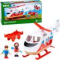 Spielzeug-Hubschrauber BRIO "BRIO WORLD, Rettungshubschrauber", bunt, Spielzeugfahrzeuge, Kinder, FSC - schützt Wald - weltweit