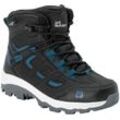 Wanderschuh JACK WOLFSKIN "VOJO TEXAPORE MID K" Gr. 34, grau (anthra, blau), Textil, Synthetik, Schuhe, wasserdicht