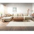 DELIFE Wohnlandschaft Isla 430x225 Chenille Beige Ottomane links, Wohnlandschaften