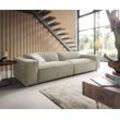 DELIFE Big-Sofa Tenso 285x105 cm Chenille Beige, Big Sofas