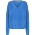 V-Pullover include blau