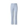 Gestreifte Stretchhose - Weiss/Gestreift - Gr.: 36