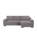 bobb Ecksofa in kuscheligem Cordstoff Soumia ¦ grau ¦ Maße (cm): B: 283 H: 91 T: 181.0