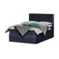 Boxi Boxspringbett Boxi Classic ¦ blau ¦ Maße (cm): B: 140 H: 125