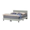 Boxspringbett - grau - Materialmix - 160 cm - 91 cm - Möbel Kraft