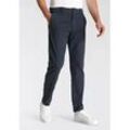 Chinohose LEVI'S "Chino Taper", Herren, Gr. 36, Länge 30, blau (navy), Web, Obermaterial: 98% Baumwolle, 2% Elasthan, casual, gerade, unten schmal knöchellang, Hosen, mit optimalem Stretchanteil