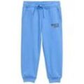 TOM TAILOR Jungen Jogginghose mit Print, blau, Uni, Gr. 92/98