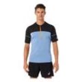 asics FUJITRAIL TOP Herren Laufshirt Blau Gr. L