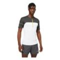 asics FUJITRAIL TOP Herren Laufshirt Weiß/Grau Gr. S