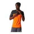 asics FUJITRAIL TOP Herren Laufshirt Orange Gr. S