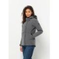 Winterjacke JACK WOLFSKIN "SNOWY PARK JKT W", Damen, Gr. L (42/44), schwarz, Obermaterial: 72% Polyamid, 28% Polyester; Futter: 100% Polyester; Füllung: 100% Polyester, Jacken