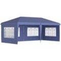 Outsunny - Pavillon ca. 3 x 6 m Partyzelt, Faltpavillon mit UV-Schutz, Pop Up Pavillon mit Fenster, Seitenwänden, Gartenzelt für Balkon, Terrasse,