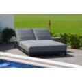 Outdoor Living Beziers 2-Sitzer Liege Aluminium/Sunbrella