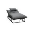 CLEMENTO Bona Loungeliege Hoch Aluminium/Sunbrella