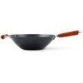 Wok KEN HOM "Classic", grau (anthrazit), H:12cm Ø:31cm, Pfannen, Ø 31 cm