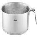 Milchtopf FISSLER "ORIGINAL-PROFI COLLECTION", silber (silberfarben), Ø:16cm, Töpfe, mit breitem Schüttrand, Kaltmetallgriffen. Made in Germany