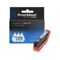 PrintAbout Druckerpatrone kompatibel mit Epson 33 (C13T33414012) - Fotoschwarz