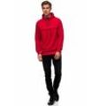 Kapuzensweatshirt RUSTY NEAL "Hoodie", Herren, Gr. XXL, rot, 70% Baumwolle, 30% Polyester, meliert, casual, normal, ohne Ausschnitt, Langarm, Sweatshirts, mit frontalem Marken-Schriftzug