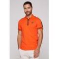 Poloshirt CAMP DAVID, Herren, Gr. M, orange, Material: 100% Baumwolle, bedruckt, casual, lässig geschnitten normal, Shirts, aus Baumwolle