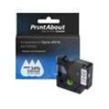 PrintAbout Schriftband kompatibel mit Dymo 45010 (S0720500) - (12 mm) - Schwarz auf transparent