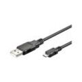 Goobay - USB-Kabel Typ a - Micro b St/St 1,00m schwarz (93918)