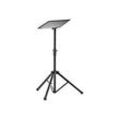 Manhattan TV/Monitor/Projector/Laptop Mount, Tripod Floor Stand, 1 screen/device, Screen Sizes: 13-32", VESA 75x75 to 100x100mm, Max 15kg, Height Adjustable, Black, Lifetime Warranty - Aufstellung - Stativ - für Notebook / Tablet / Projektor - tra...