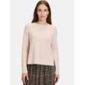 Cartoon Strickpullover Damen Baumwolle, beige