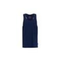 Muscleshirt ALPHA INDUSTRIES "Alpha Industries Men - Tanks Alpha Essentials RL Tank", Herren, Gr. L, blau (ultra navy), Obermaterial: 100% Baumwolle, ohne Ärmel, Shirts