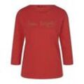 Rundhals-Shirt 3/4-Arm Laura Biagiotti Roma rot, 46