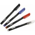 hama CD/DVD Marker 4er-Set, Schwarz, Rot, Blau + Löschstift (51197)