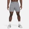 Ungefütterte Nike Flex Rep 4.0 Dri-FIT-Fitnessshorts für Herren (ca. 18 cm) - Grau