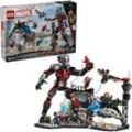 LEGO Super Heroes 76314 Captain America: Civil War Actionduell Bausatz, Mehrfarbig