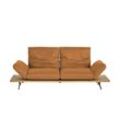 KOINOR Ledersofa Marilyn ¦ gelb ¦ Maße (cm): B: 232 H: 96 T: 90