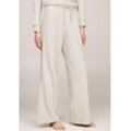 Sweathose "MODAL PANTS", Damen, Gr. XL (42/44), N-Gr, beige (chasmere_creme), Sweatware, Obermaterial: 76% Modal, 18% Baumwolle, 6% Elasthan, TOMMY HILFIGER UNDERWEAR, unifarben, Basic, bequem lang, Hosen, mit Logo-Tape