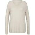 V-Pullover Anna Aura beige, 50