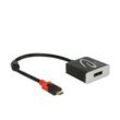 Adapterkabel usb Type-C™ SteckerHDMI 4 K/30Hz Buchse schwarz DP-Alt Mode (62999) - Delock