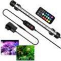 Led Aquarium Beleuchtung IP67 Wasserfest rgb Licht Aufsetzleuchte Dimmbar Fisch Tank Unterwasser Lampe 38.5cm