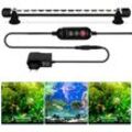 Led Aquarium Beleuchtung IP67 Wasserfest rgb Licht Aufsetzleuchte Dimmbar Fisch Tank Unterwasser Lampe 48.5cm