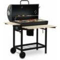 Bbq-toro - Holzkohle Grillwagen ø 42 x (l) 80 cm Premium Kohle Smoker fahrbar