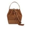 Samantha Look Umhängetasche Damen Leder, cognac