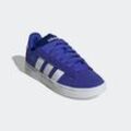 Sneaker ADIDAS SPORTSWEAR "GRAND COURT ALPHA", Gr. 42, blau (lucid blau, cloud weiß, lucid blau), Leder, Synthetik, sportlich, Schuhe, Design inspiriert vom adidas Campus 00