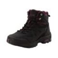 Wanderschuh HI-TEC "Jackdaw Mid WP W", Gr. 38, schwarz, burgundy, Synthetik, Textil, mehrfarbig, sportlich, Schuhe, extra bequem