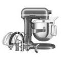 KITCHENAID 5KSM70SHXEMS Küchenmaschine Medallion Silber (Rührschüsselkapazität: 6,6 l, 375 Watt)