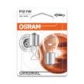 OSRAM Original P21W 12V Doppelblister Glühlampe, Brems-/Schlusslicht,Glühlampe, Rückfahrleuchte,Glühlampe, Hauptscheinwerfer,Glühlampe, Kennzeichenleu